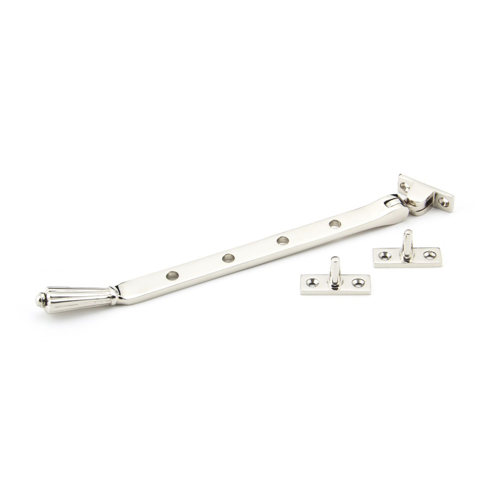 From the Anvil Hinton Stay (10 Inch) - Polished Nickel